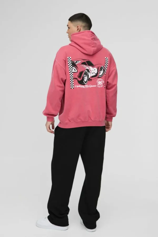 boohooMAN Oversized Pixar Cars License Print Hoodie | Hoodies & Sweats