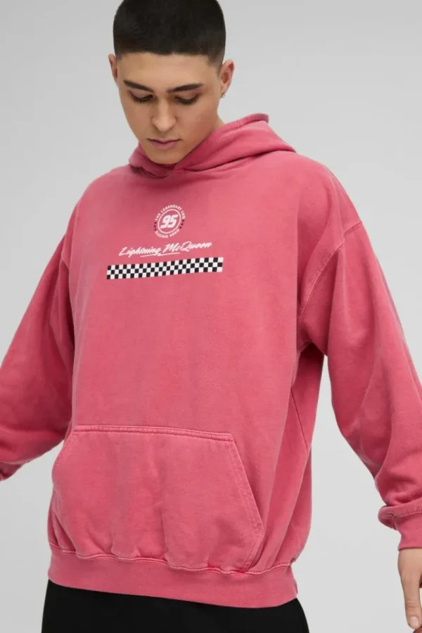 boohooMAN Oversized Pixar Cars License Print Hoodie | Hoodies & Sweats