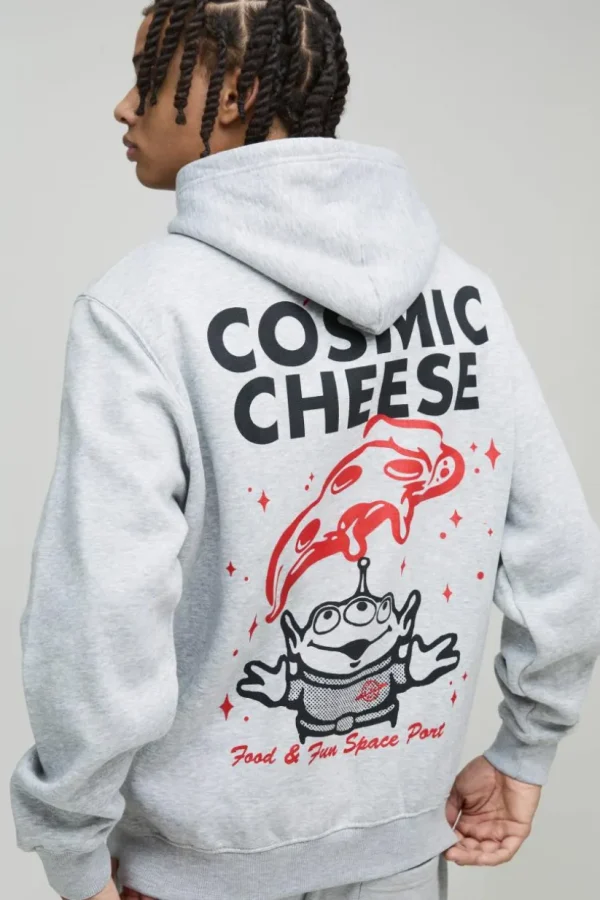 boohooMAN Oversized Pixar Toy Story Cosmic Cheese License Hoodie | Hoodies & Sweats