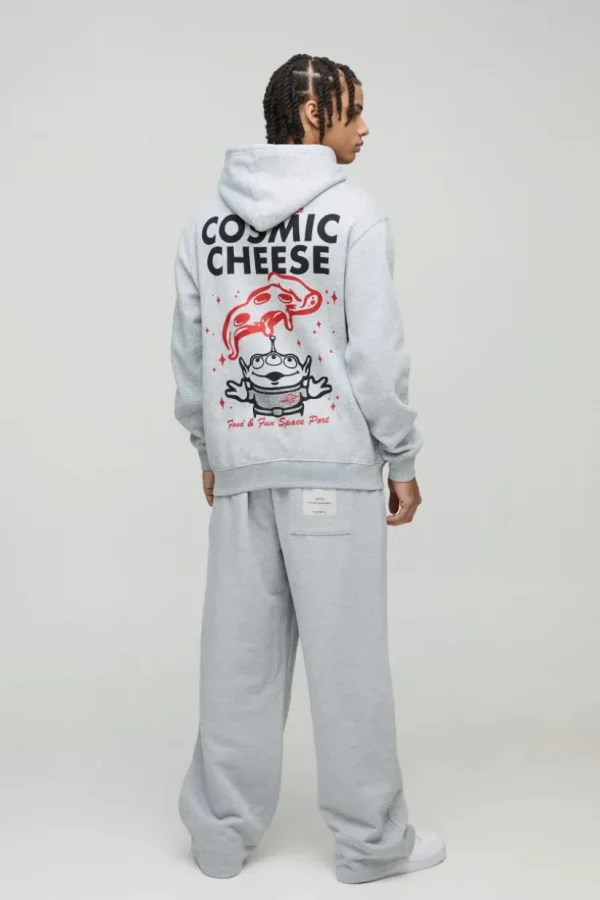 boohooMAN Oversized Pixar Toy Story Cosmic Cheese License Hoodie | Hoodies & Sweats