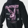 boohooMAN Oversized Playboy Varsity License Print Hoodie | Hoodies & Sweats