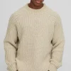 boohooMAN Oversized Raglan Detail Boucle Knit Jumper | Knitwear | Going Out Knitwear