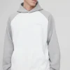 boohooMAN Oversized Raglan MAN Signature Hoodie | Hoodies & Sweats