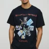 boohooMAN Oversized Red Hot Chili Peppers License Print T-Shirt | T-Shirts