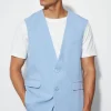 boohooMAN Oversized Single Breasted Blazer Vest | Suits & Tailoring | Suits & Tailoring