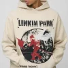 boohooMAN Oversized Wash Linkin Park License Print Hoodie | Hoodies & Sweats | T-Shirts