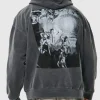 boohooMAN Oversized Washed Renaissance Graphic Hoodie | Hoodies & Sweats