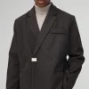 boohooMAN Oversized Wool Look Boxy Blazer | Man | Coats & Jackets