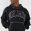 boohooMAN Oversized Worldwide Contrast Stitch Hoodie | Hoodies & Sweats