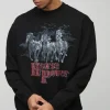 boohooMAN Oversized Wyoming Western Graphic Sweatshirt | Hoodies & Sweats