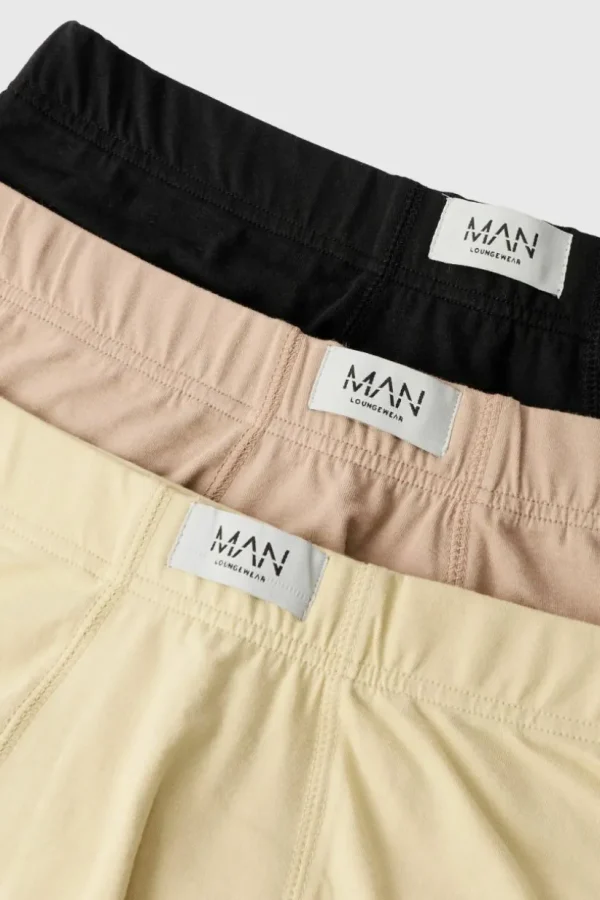 boohooMAN 3 Pack Man Dash Boxers With Woven Tab | Underwear & Socks | Underwear & Socks