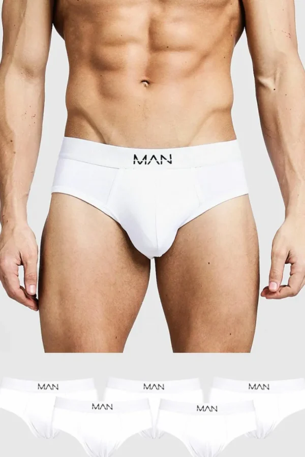 boohooMAN 5 Pack MAN Dash Briefs | Underwear & Socks | Underwear & Socks