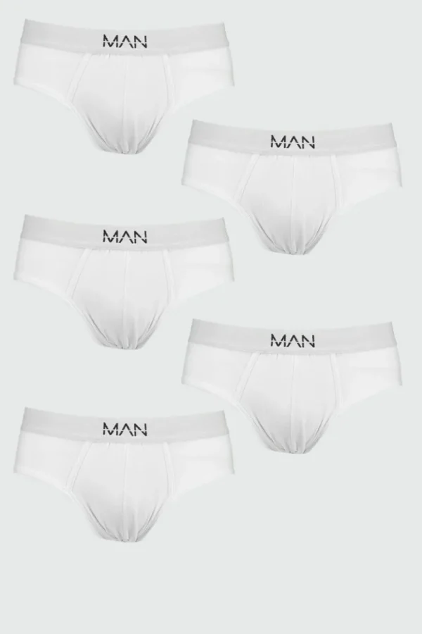 boohooMAN 5 Pack MAN Dash Briefs | Underwear & Socks | Underwear & Socks