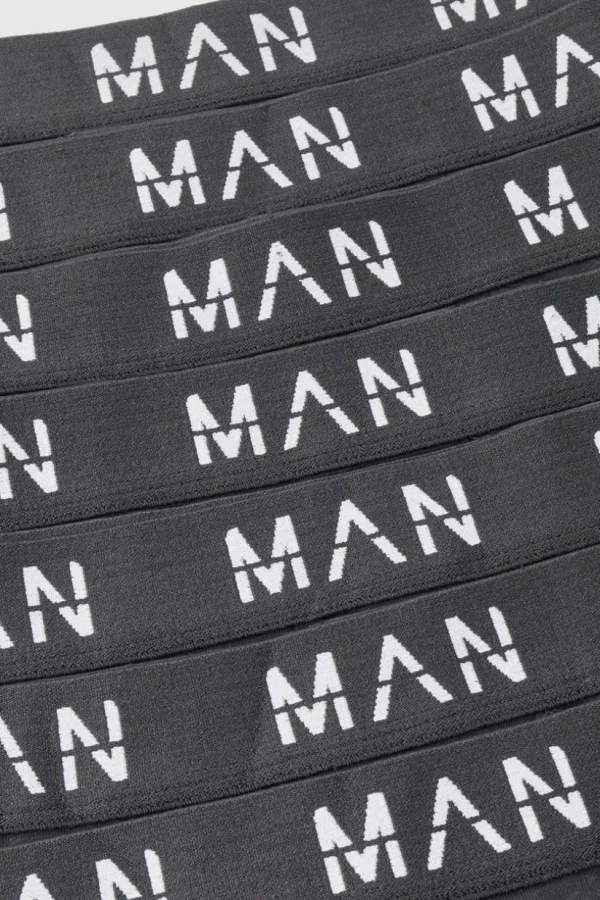 boohooMAN 7 Pack Man Dash Repeat Classic Trunks | Man | Underwear & Socks