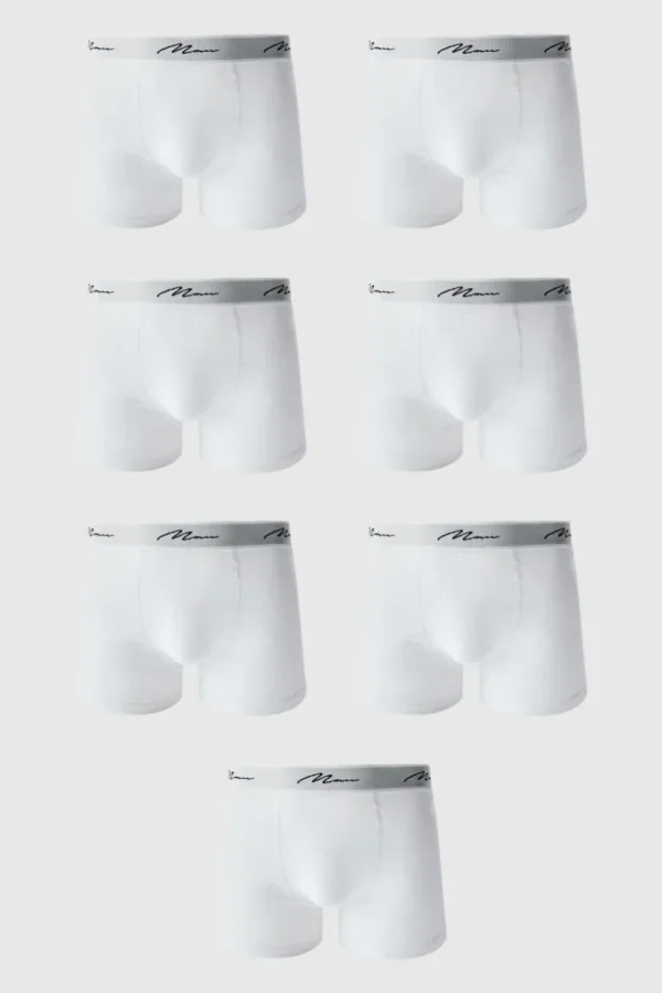 boohooMAN 7 Pack Man Signature Trunks | Man | Underwear & Socks