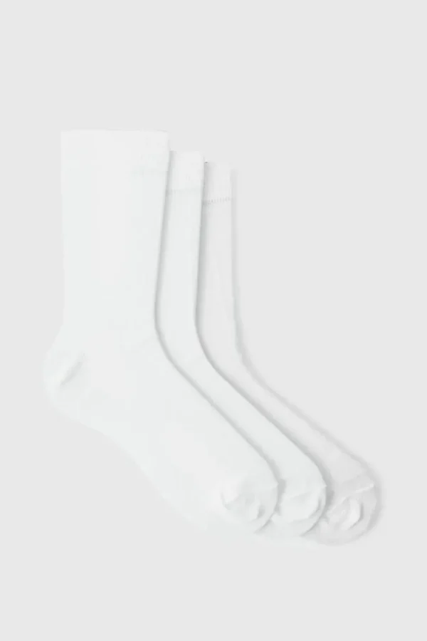 boohooMAN 3 Pack Plain Socks | Underwear & Socks | Underwear & Socks