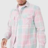 boohooMAN Pastel Check Overshirt | Shirts | Going Out Shirts