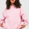 boohoo Plus Dsgn Studio 3d Embroidered Oversized Hoodie | Women Shirts | Foundation