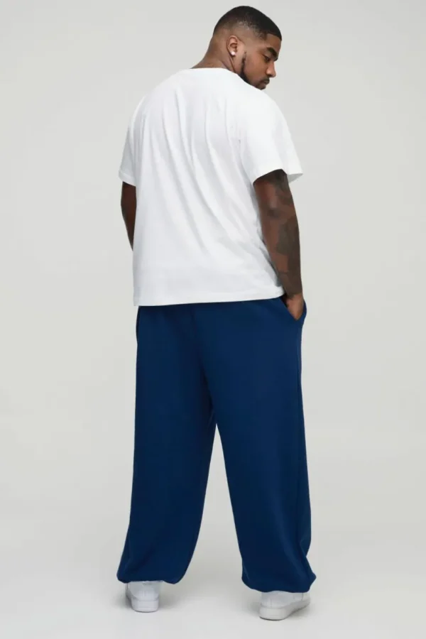 boohooMAN Plus 13 Varsity Oversized Joggers | Joggers