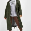 boohoo Plus Double Layer Shell Longline Rain Parka | Women Shirts | Foundation