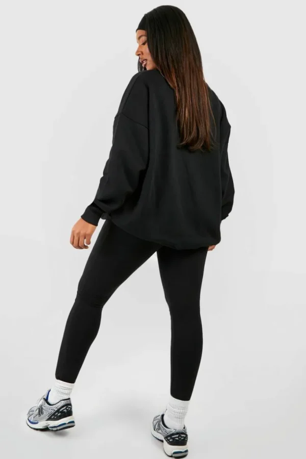 boohoo Plus Dsgn Studio Slogan Legging Tracksuit | Women Shirts | Foundation