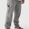 boohooMAN Plus Elastic Waist Straight Fit Cargo Trousers | Trousers | Cargo Trousers