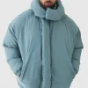 boohooMAN Plus Man Extreme Heavy Padded Hooded Puffer Coat In | Coats & Jackets