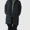 boohooMAN Plus Mid Length Hooded Puffer Jacket In | Man