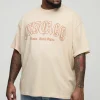 boohooMAN Plus Oversized Chicago Print T-shirt | Going Out Polo Shirts