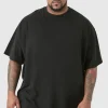 boohooMAN Plus Oversized Crew Neck T-shirt | T-Shirts