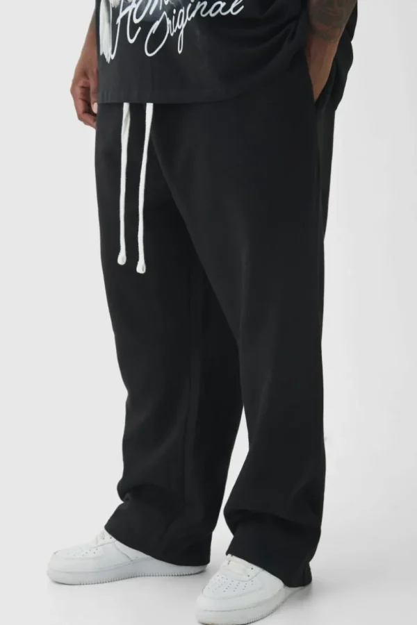 boohooMAN Plus Oversized Drop Crotch Jogger | Trousers | Joggers