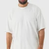 boohooMAN Plus Oversized Waffle T-shirt | T-Shirts