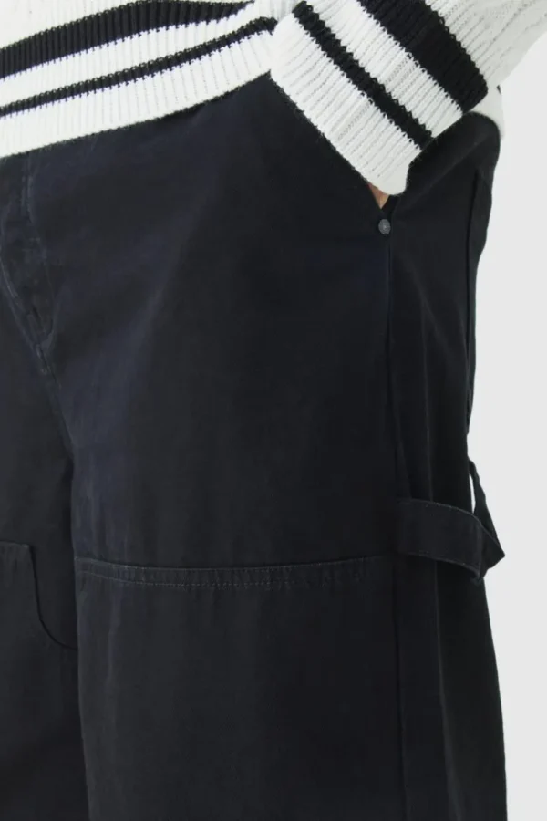 boohooMAN Plus Relaxed Fit Carpenter Jeans | Jeans