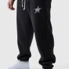 boohooMAN Plus Relaxed M Print Rope Drawcord Jogger | Trousers | Joggers