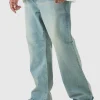 boohooMAN Plus Rigid Flare Jeans | Jeans