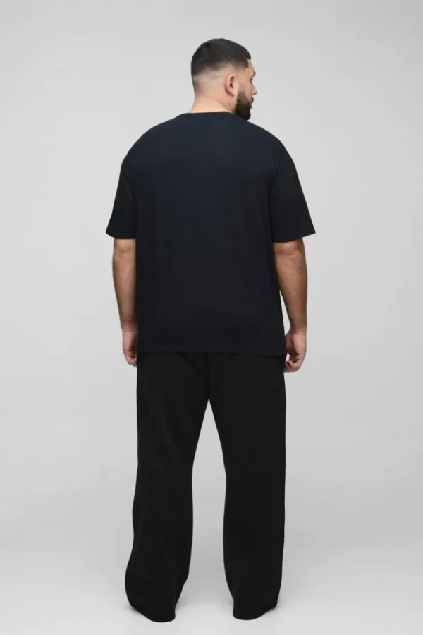boohooMAN Plus Size Biggie Crown License T-shirt | T-Shirts
