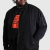 boohooMAN Plus Size Ma1 Bomber Jacket | Going Out