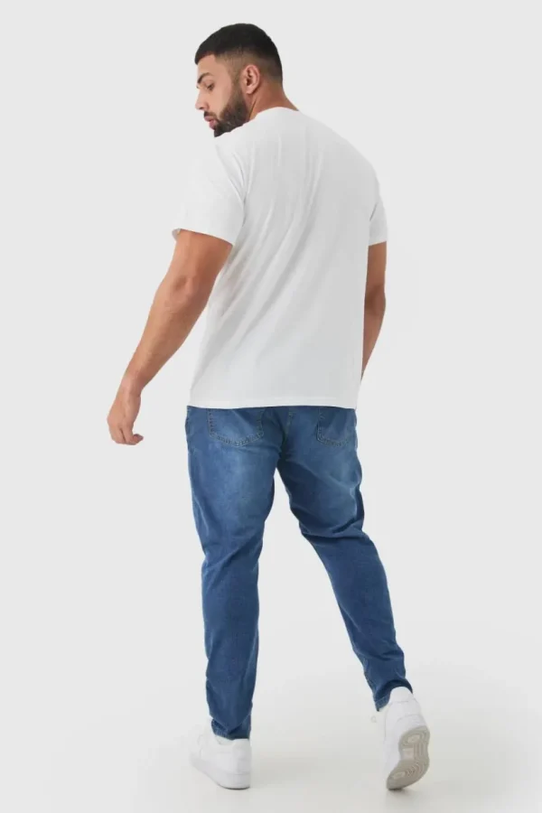 boohooMAN Plus Skinny Stretch Jeans | Denim | Going Out Denim