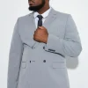 boohooMAN Plus Slim Double Breasted Suit Jacket | Suits & Tailoring | Suits & Tailoring