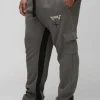 boohooMAN Plus Slim Gusset Jogger Official Cargo Jogger | Joggers