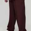 boohooMAN Plus Stretch Woven Relaxed Fit Trousers | Trousers