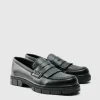 boohooMAN Pu Chunky Sole Tassel Loafer In | Footwear