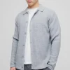 boohooMAN Regular Collared Knitted Cardigan | Knitwear | Going Out Knitwear