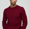 boohooMAN Regular Fit Crew Neck Ribbed Panelled Knitted Jumper | Knitwear | Going Out Knitwear