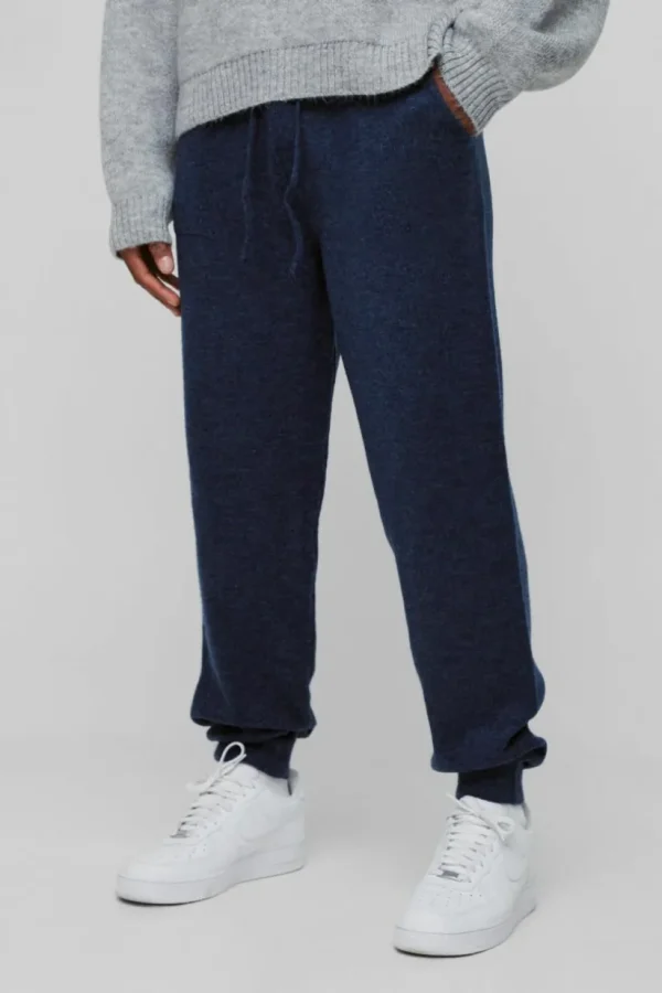 boohooMAN Regular Fit Cuffed Knit Joggers | Joggers | Tracksuits