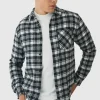 boohooMAN Regular Fit Flannel Check Long Sleeve Shirt | Shirts | Going Out Shirts