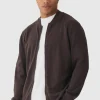 boohooMAN Regular Fit Knitted Bomber Jacket | Knitwear | Going Out Knitwear