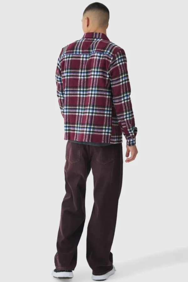 boohooMAN Regular Fit Long Sleeve Check Shirt | Shirts | Going Out Shirts