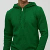 boohooMAN Regular Fit Zip Through Knitted Hoodie | Knitwear | Going Out Knitwear