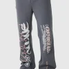 boohooMAN Regular Printed Gusset Jogger | Joggers